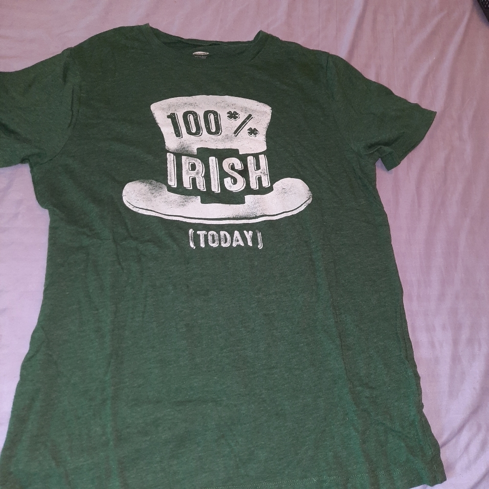 100% Irish today Tshirt